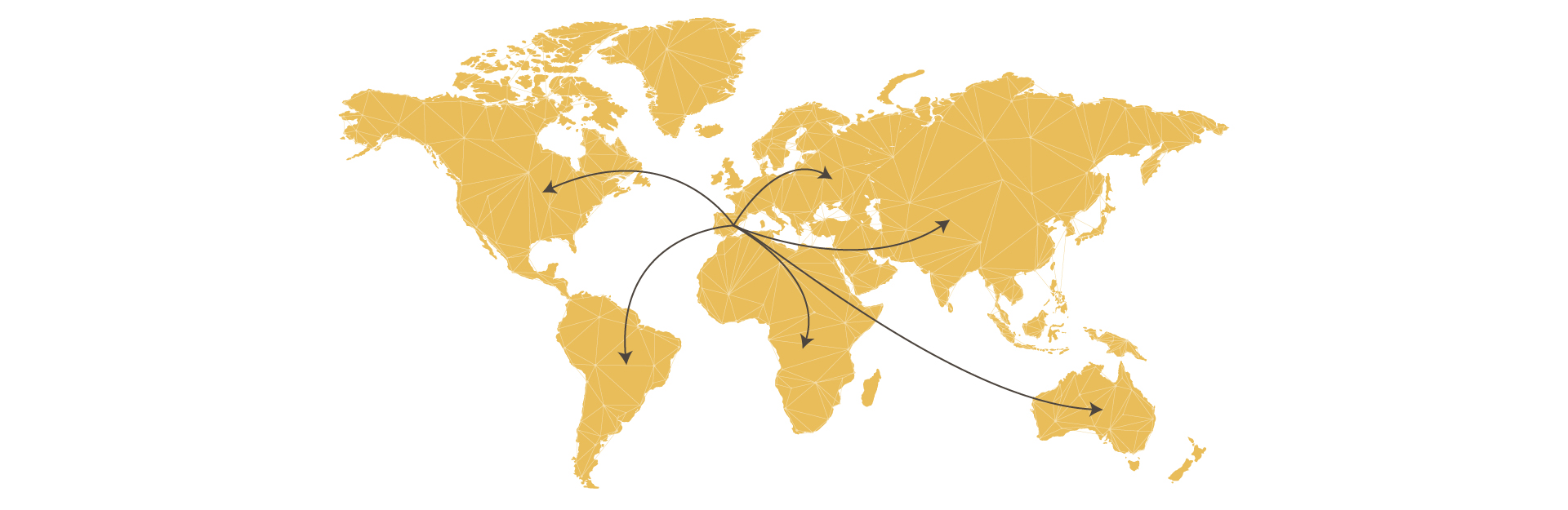 Mapa de países en los que estamos presentes